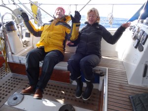 Anki o Ingmar kör friskispass i sittbrunnen