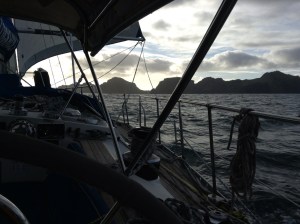 Fredag morgon  med Vestmannaöarna i sikte.