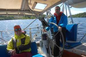 Skön segling norr om Härnösand.