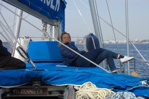 Cecilia väntar nyfiket på´vad denna stad ska ha att erbjuda?